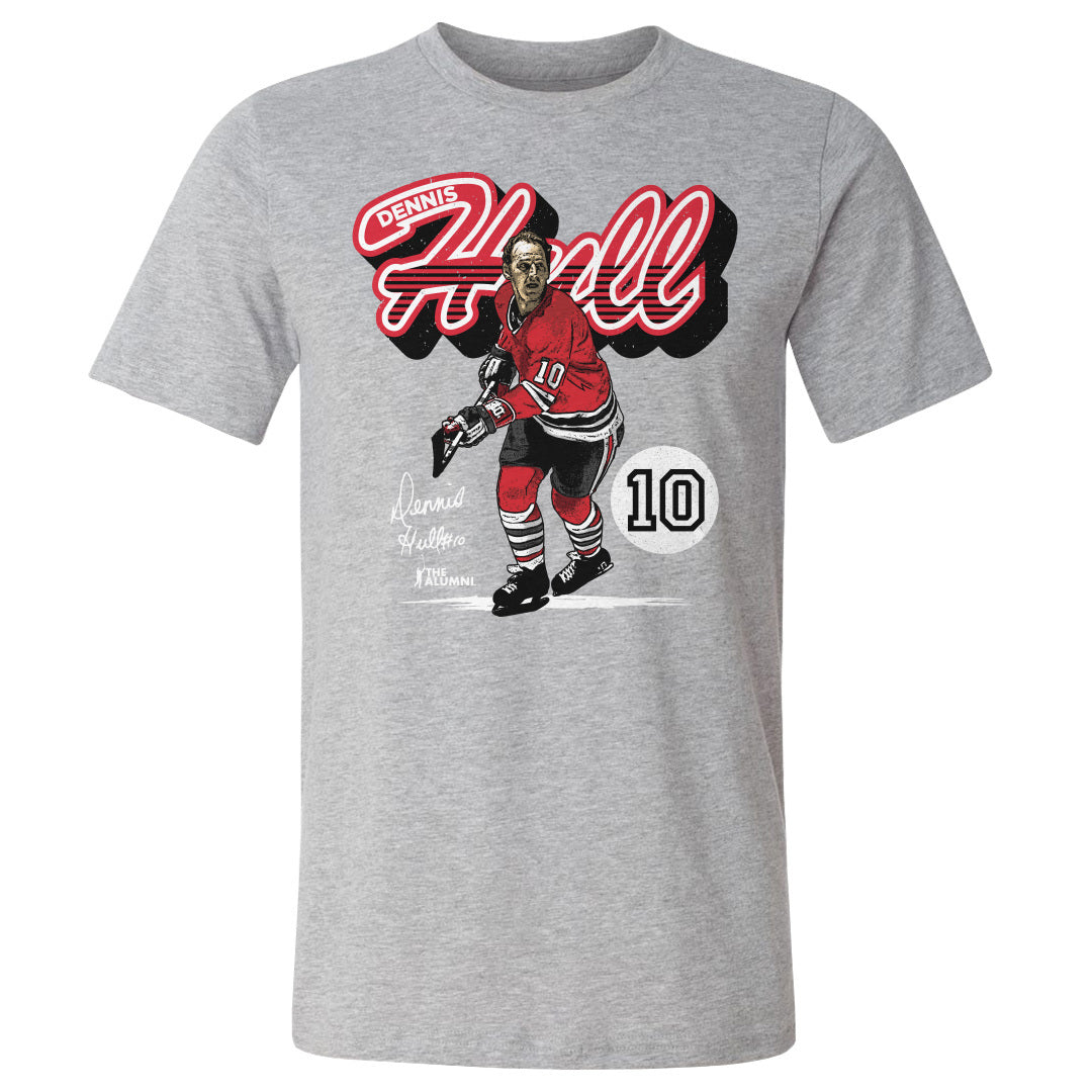 Dennis Hull Chicago Retro Script WHT