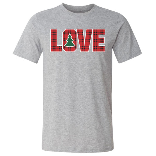 Christmas LOVE Christmas Plaid WHT