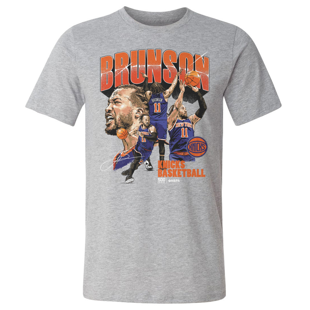 Jalen Brunson New York Knicks Collage WHT