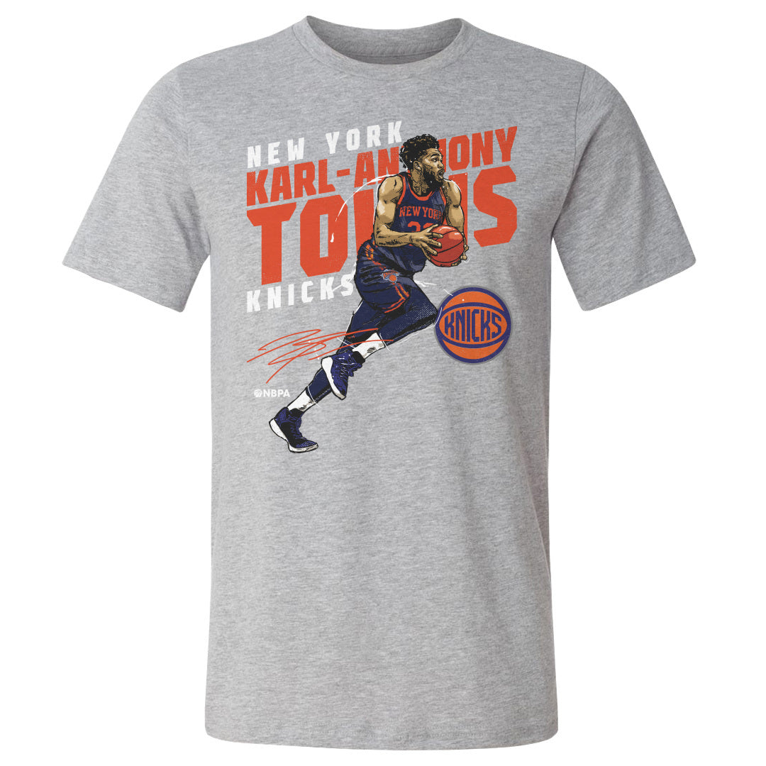 Karl-Anthony Towns New York Knicks Slant WHT