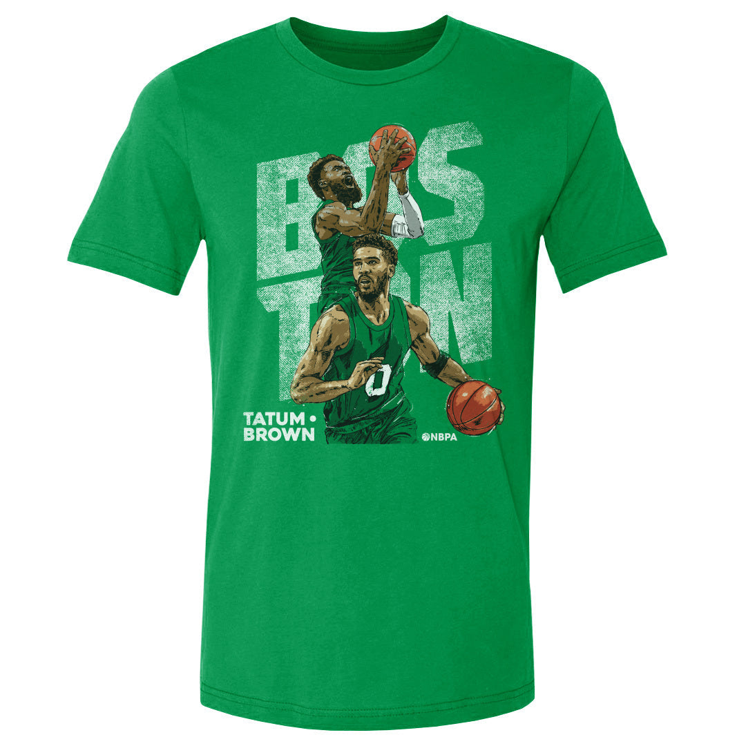 Jayson Tatum & Jaylen Brown Boston Duo WHT