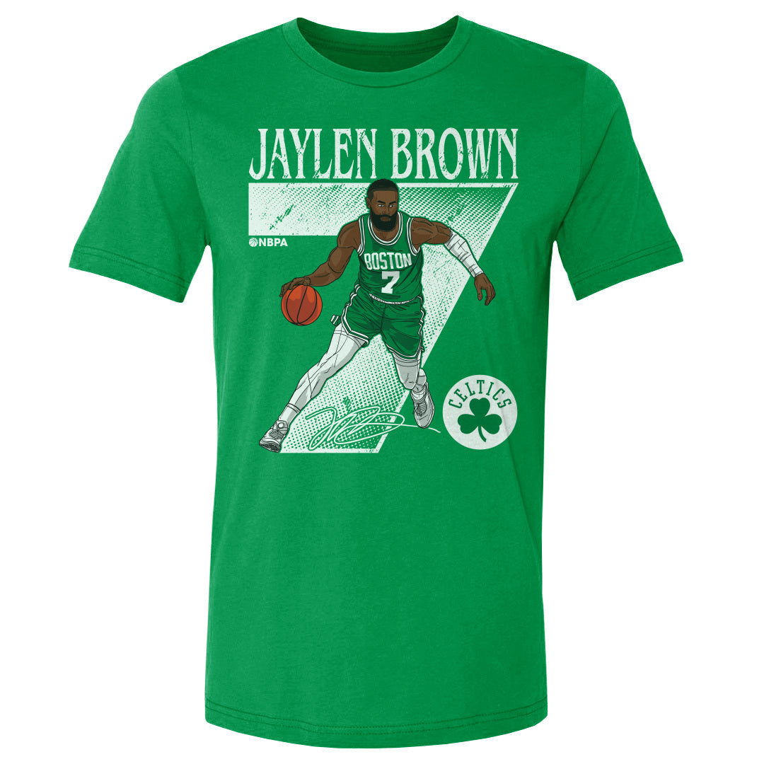 Jaylen Brown Boston Celtics Number WHT