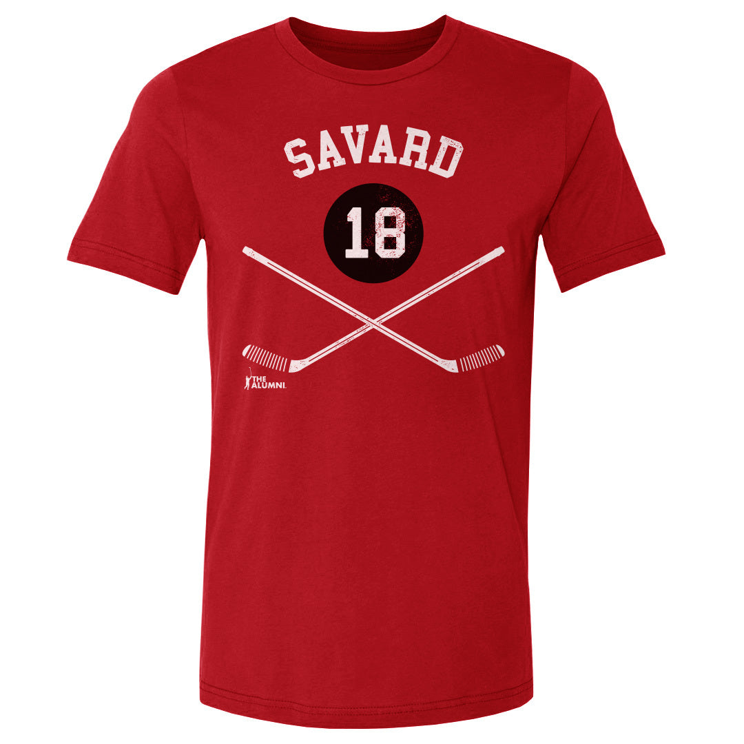 Denis Savard Chicago 18 Sticks WHT