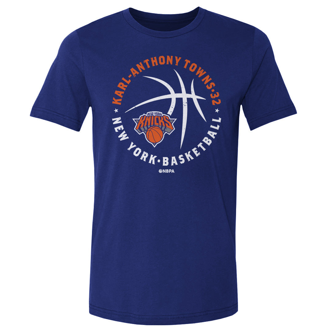 Karl-Anthony Towns New York Knicks Player Ball WHT