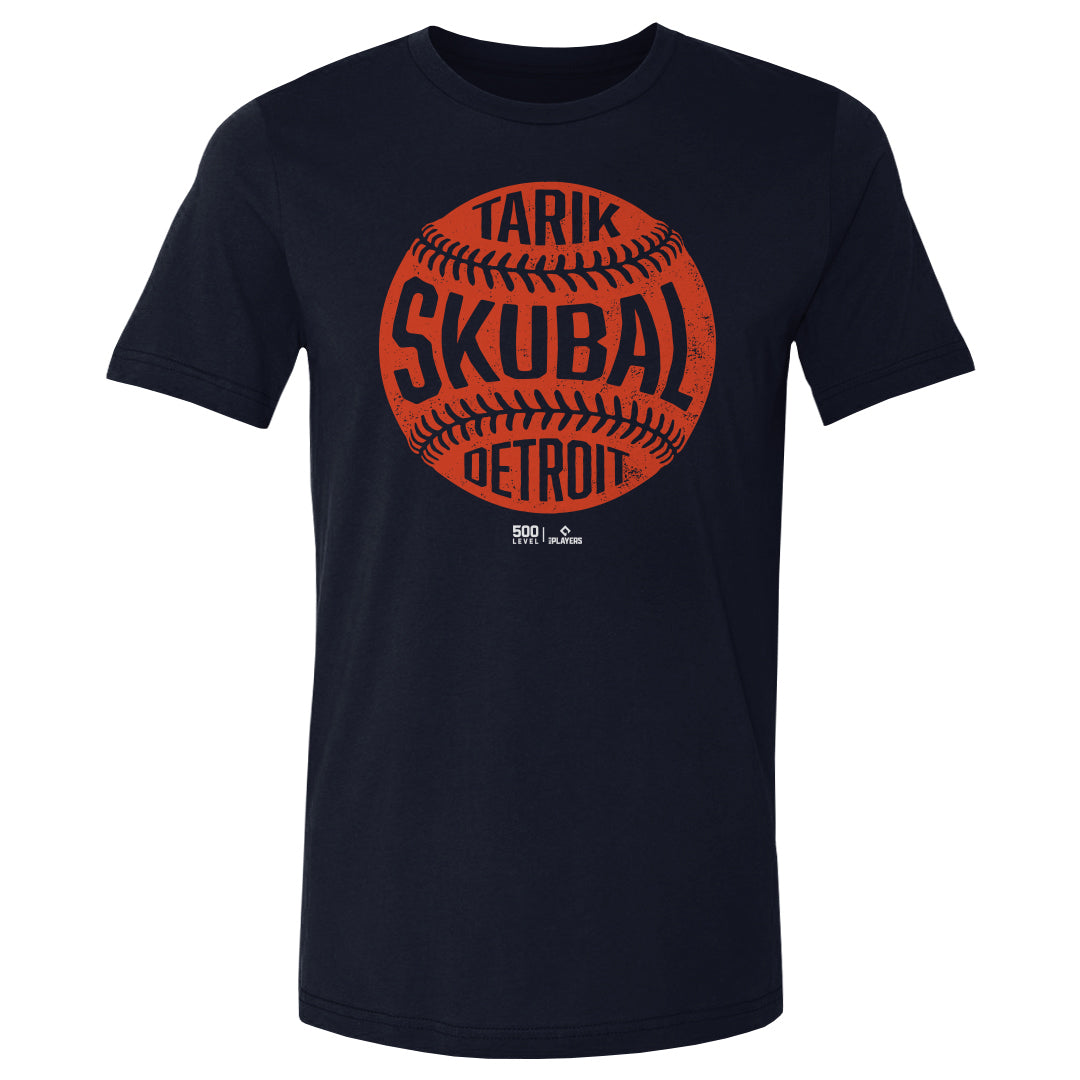 Tarik Skubal Detroit Vintage Baseball WHT