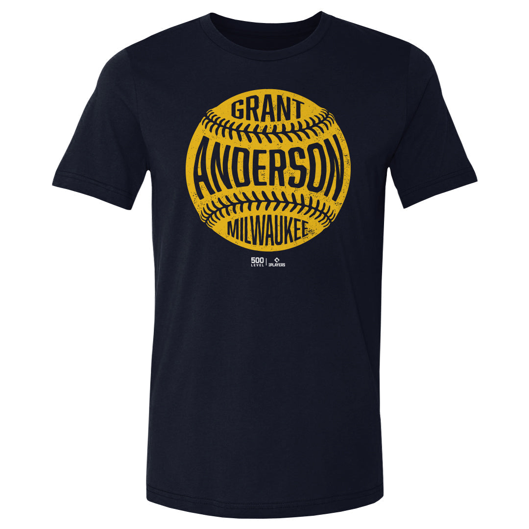 Grant Anderson Milwaukee Vintage Baseball WHT