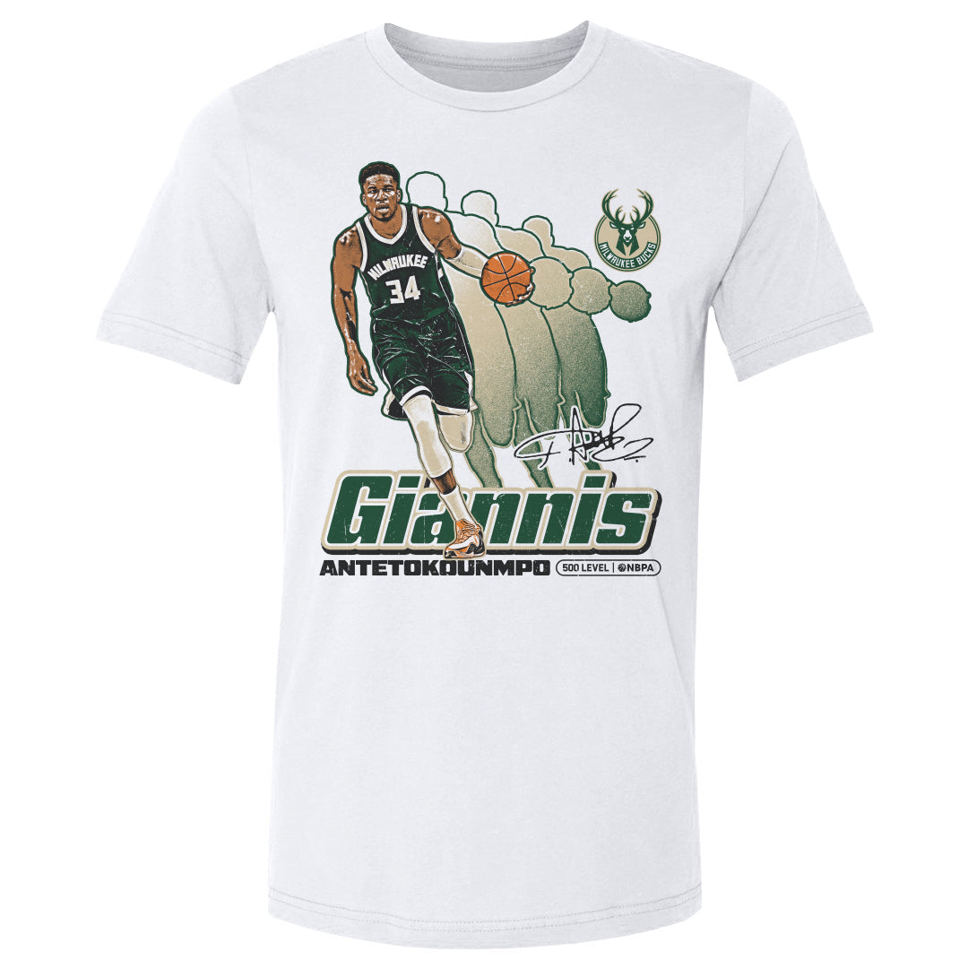 Giannis Antetokounmpo Milwaukee Bucks Retro