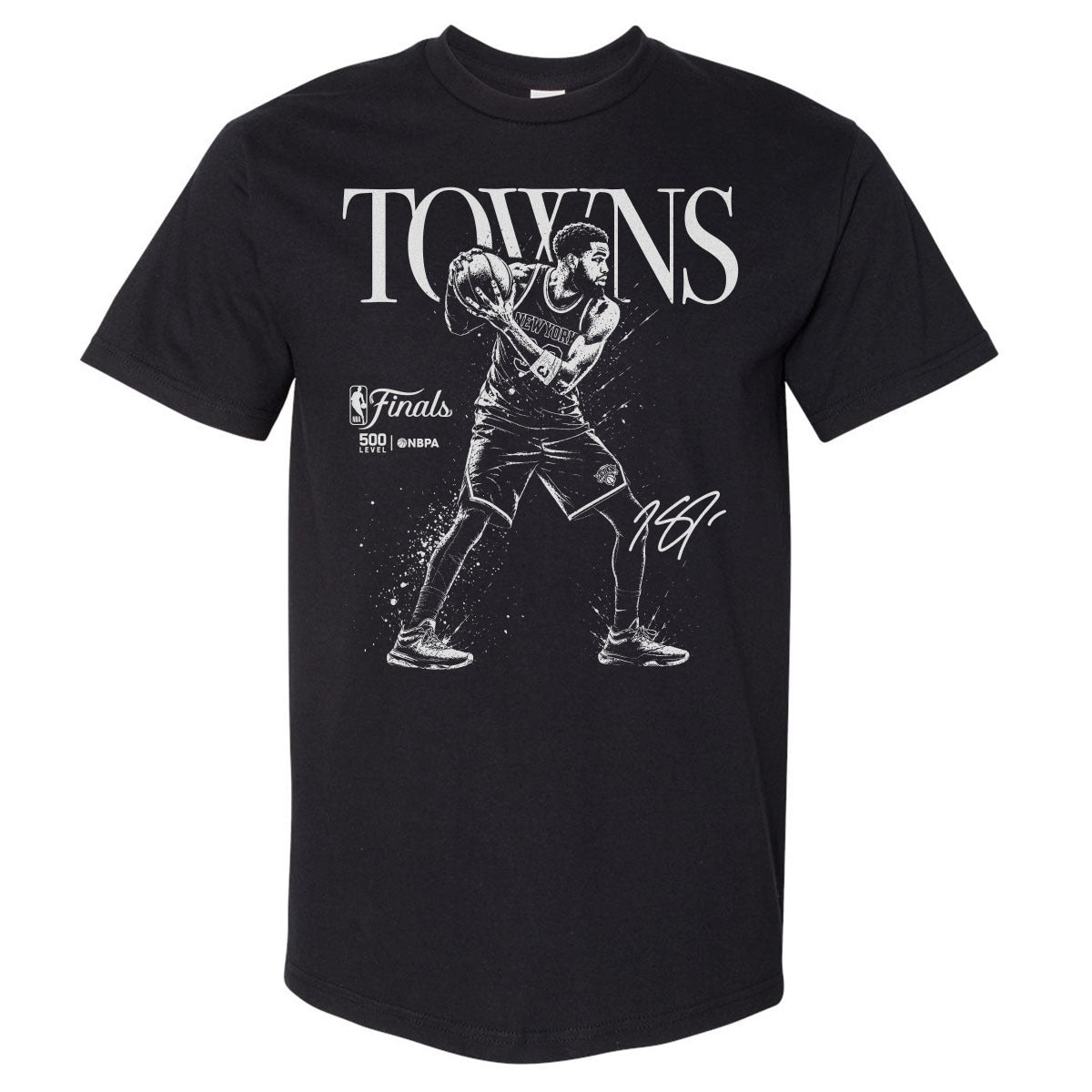 Karl-Anthony Towns New York Knicks NBA Finals 2026 Mono WHT