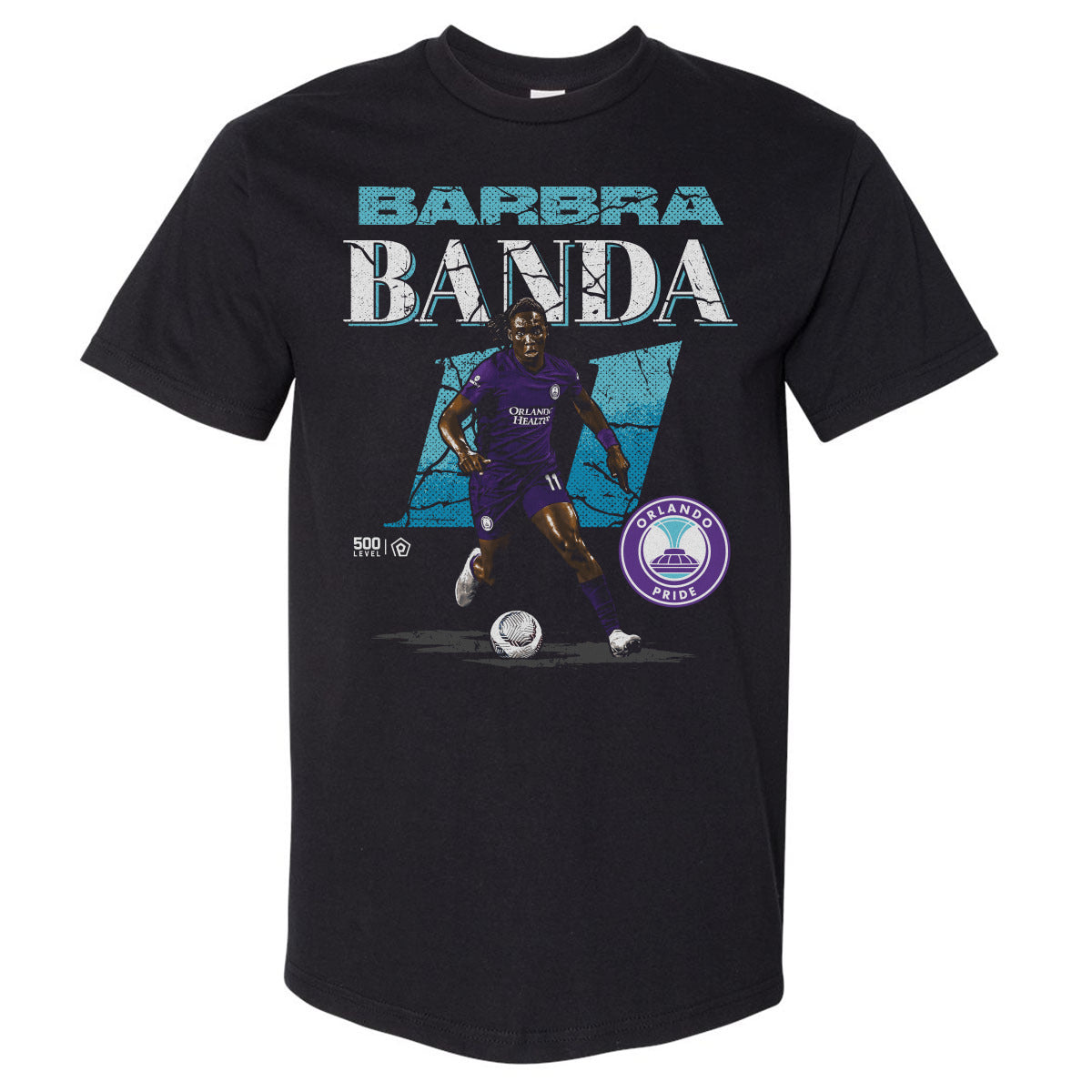 Barbra Banda Orlando Pride Cracked Number WHT