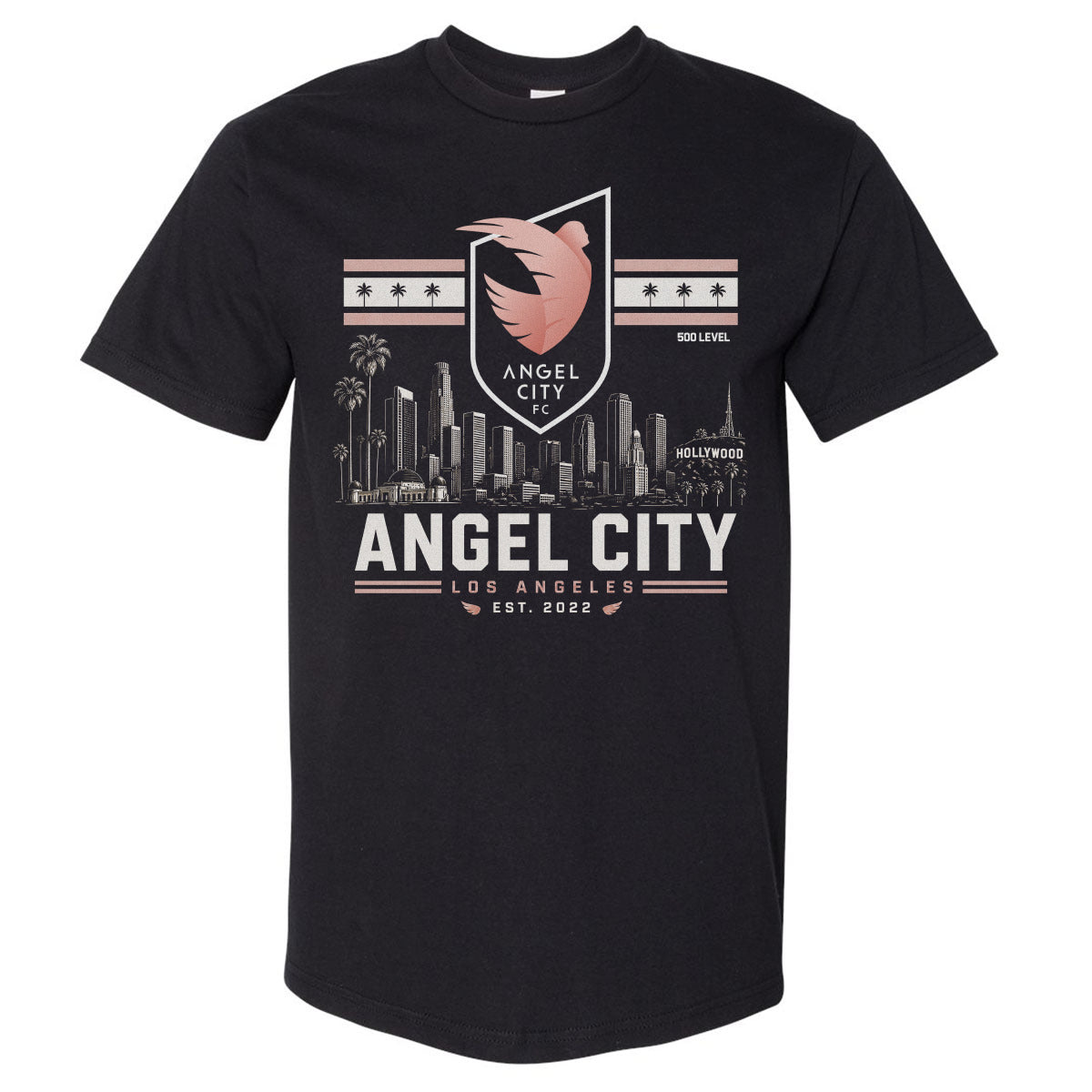 Angel City FC Skyline Logo WHT