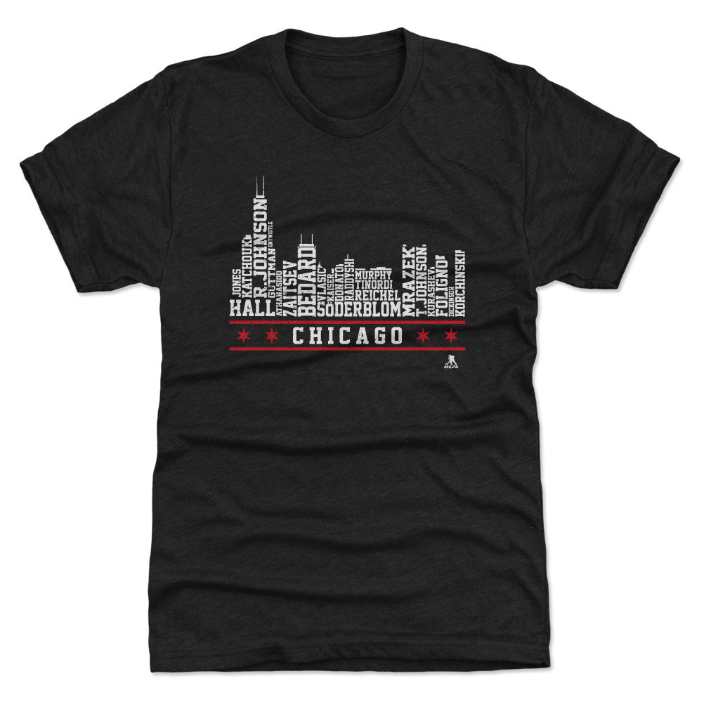 Chicago Hockey Roster Skyline 23 WHT