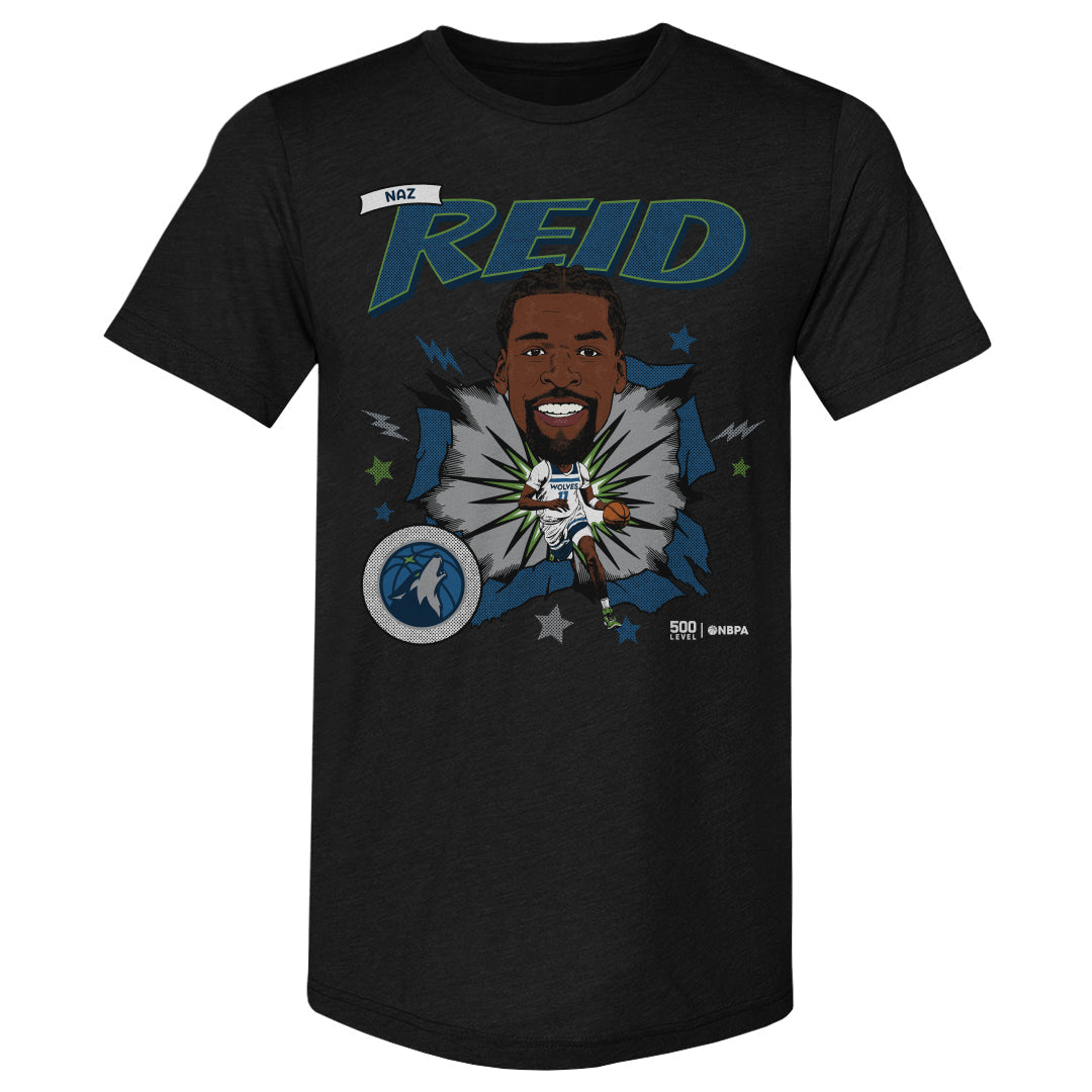 Naz Reid Minnesota Timberwolves Caricature WHT