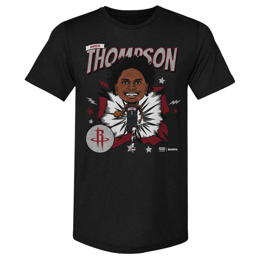 Amen Thompson Houston Rockets Caricature WHT