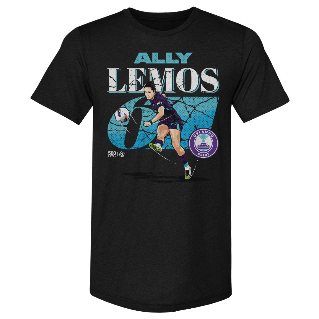 Ally Lemos Orlando Pride Cracked Number WHT
