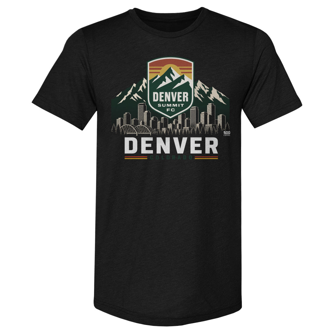 Denver Summit FC Skyline Logo WHT