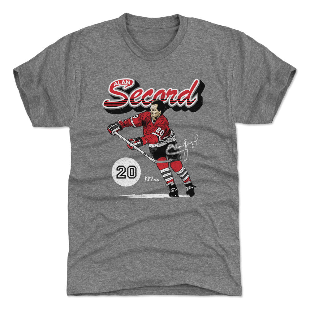 Alan Secord Chicago Retro Script WHT