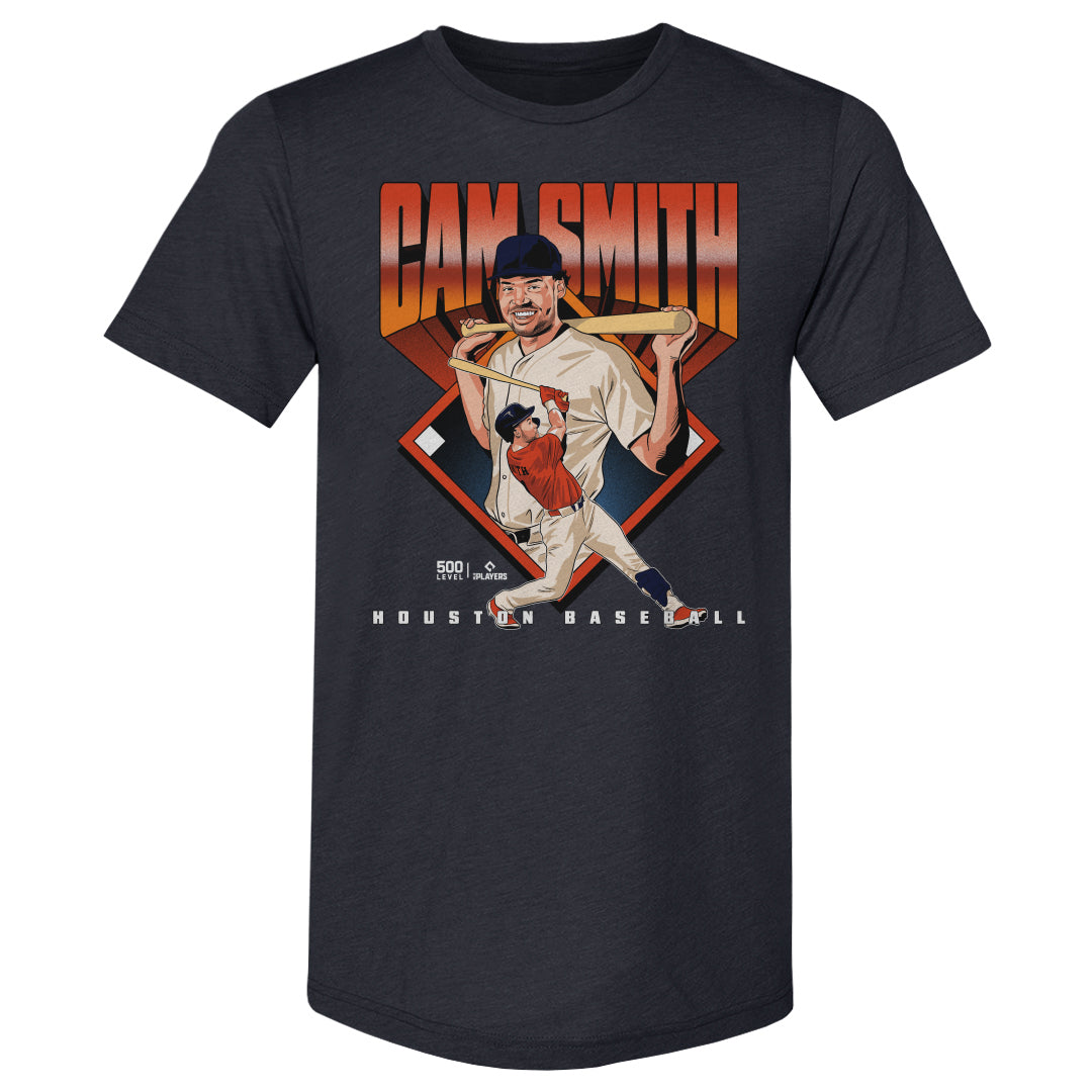Cam Smith Houston Baseball Diamond WHT