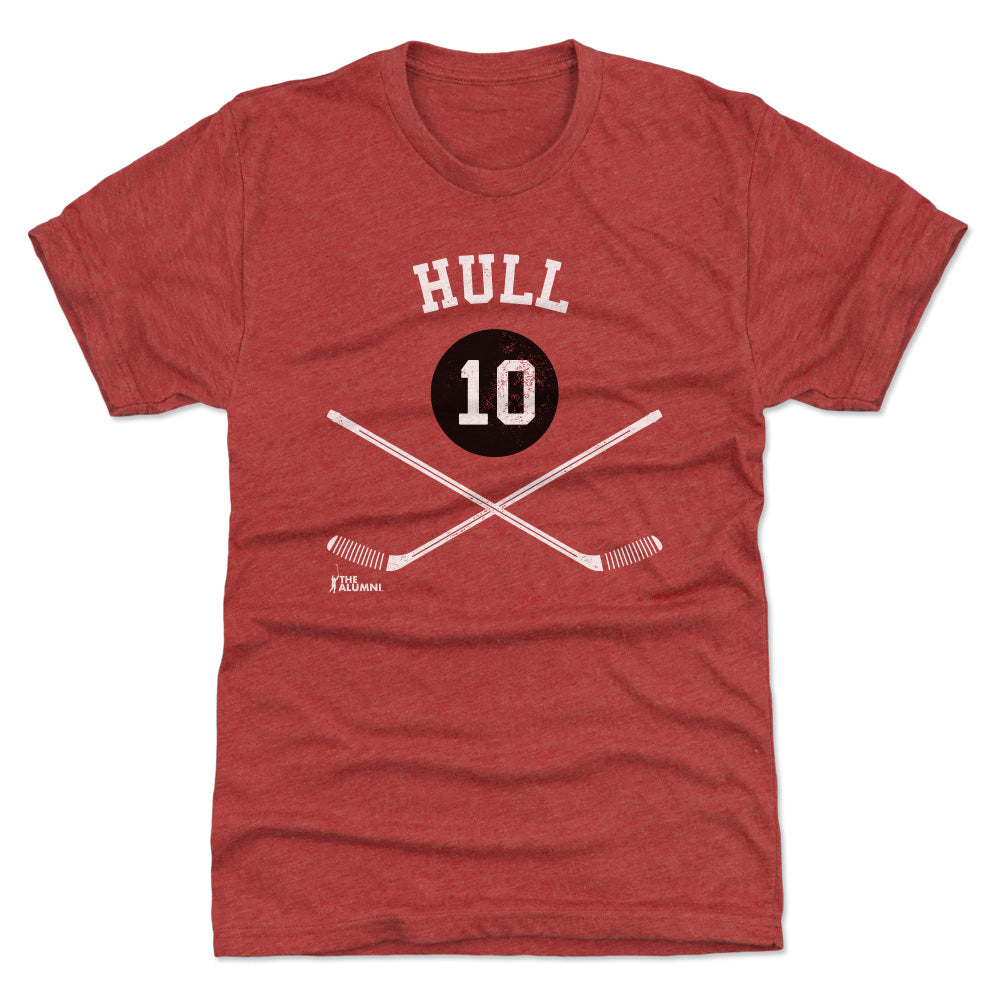Dennis Hull Chicago 10 Sticks WHT