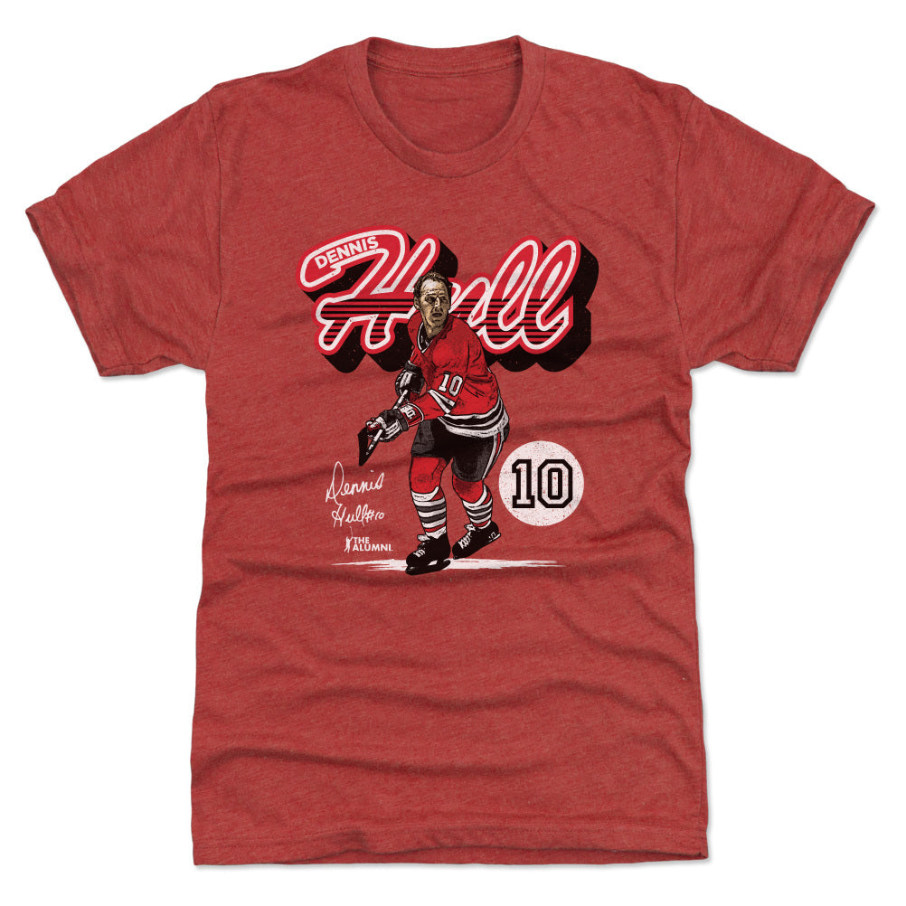 Dennis Hull Chicago Retro Script WHT