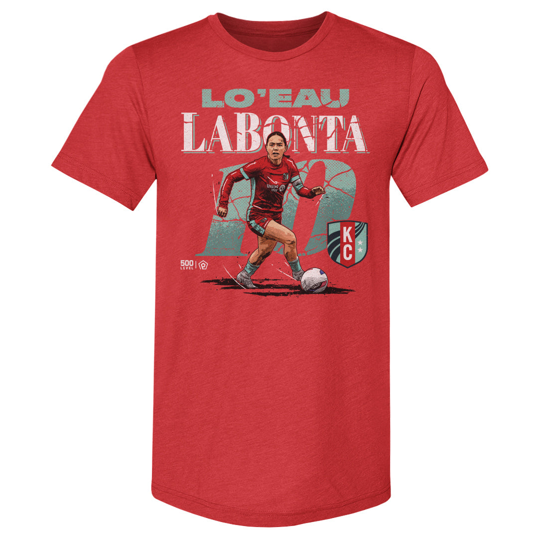 Lo'eau LaBonta Kansas City Current Cracked Number WHT