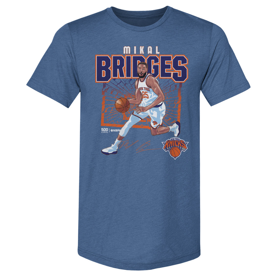Mikal Bridges New York Knicks Shattered WHT