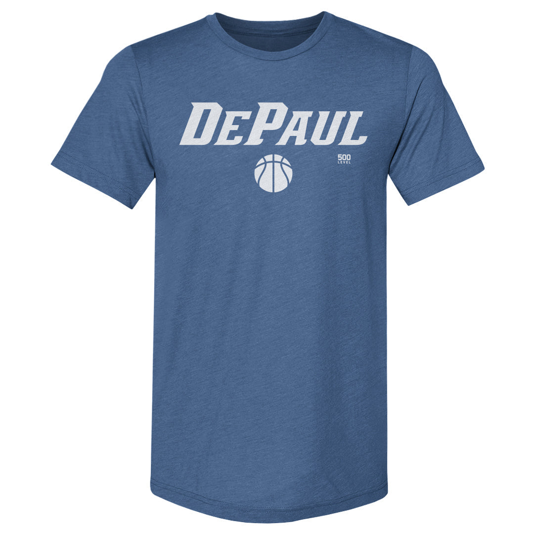 DePaul Blue Demons Basketball Minimalist WHT