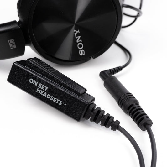 On Set Headsets™️ FilmPro Y Motorola M1 2-Pin Compatible Connector (Black)