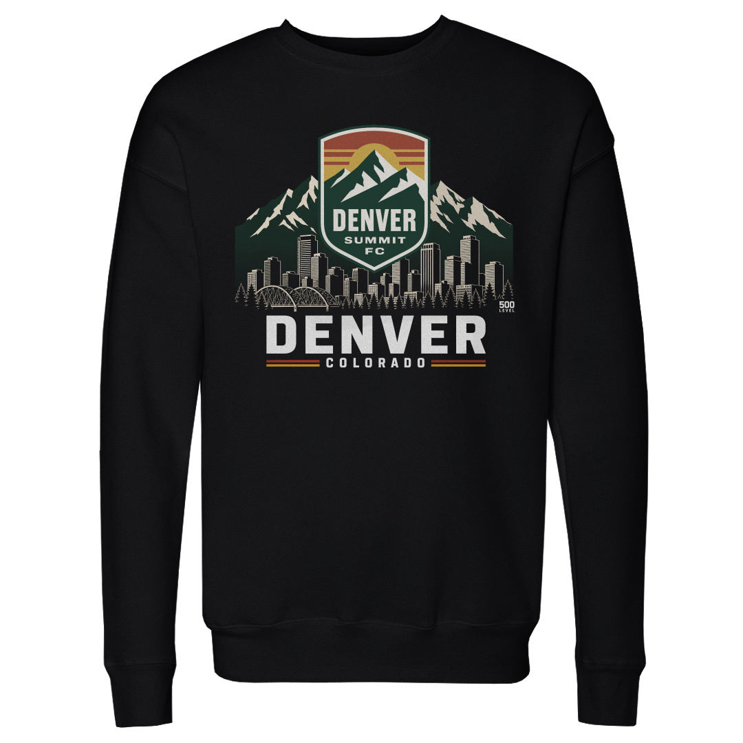 Denver Summit FC Skyline Logo WHT