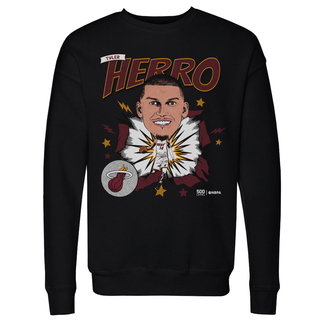 Tyler Herro Miami Heat Caricature WHT