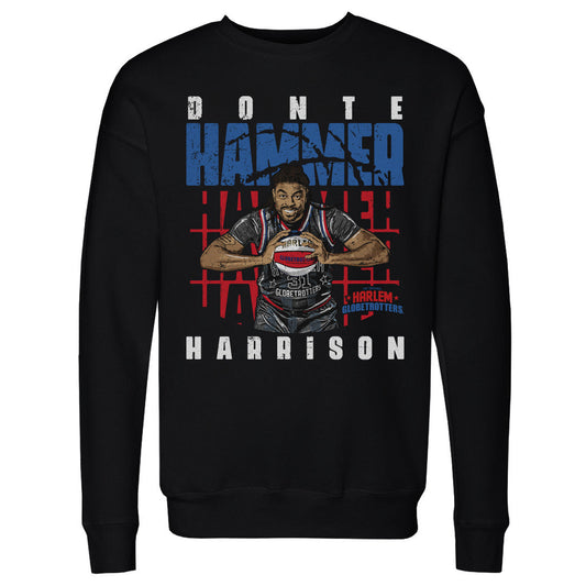 Hammer Harrison Harlem Globetrotters Pose WHT