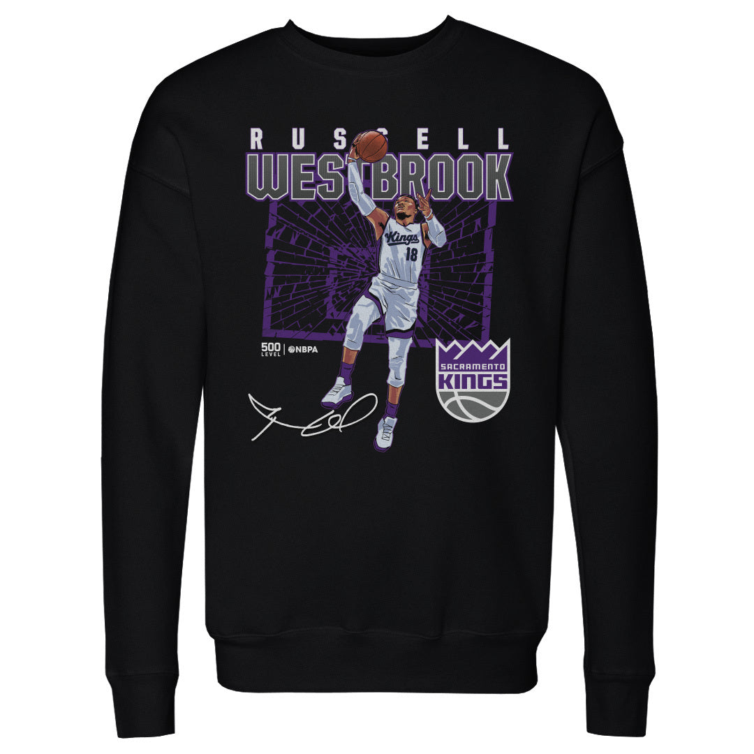 Russell Westbrook Sacramento Kings Shattered WHT