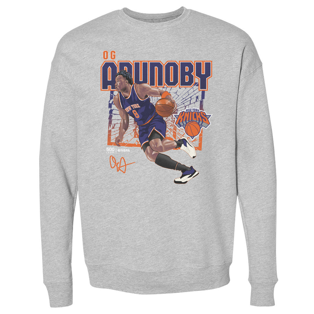 OG Anunoby New York Knicks Shattered WHT