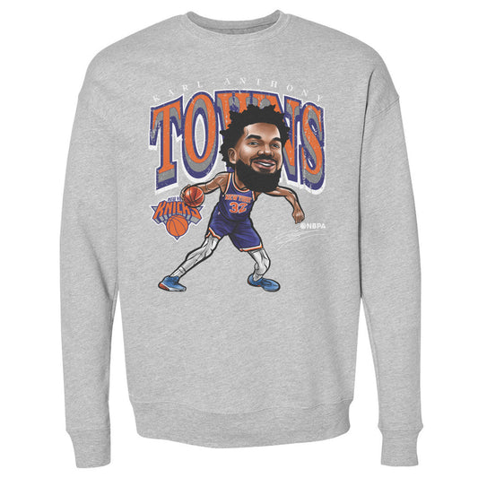 Karl-Anthony Towns New York Knicks Cartoon WHT