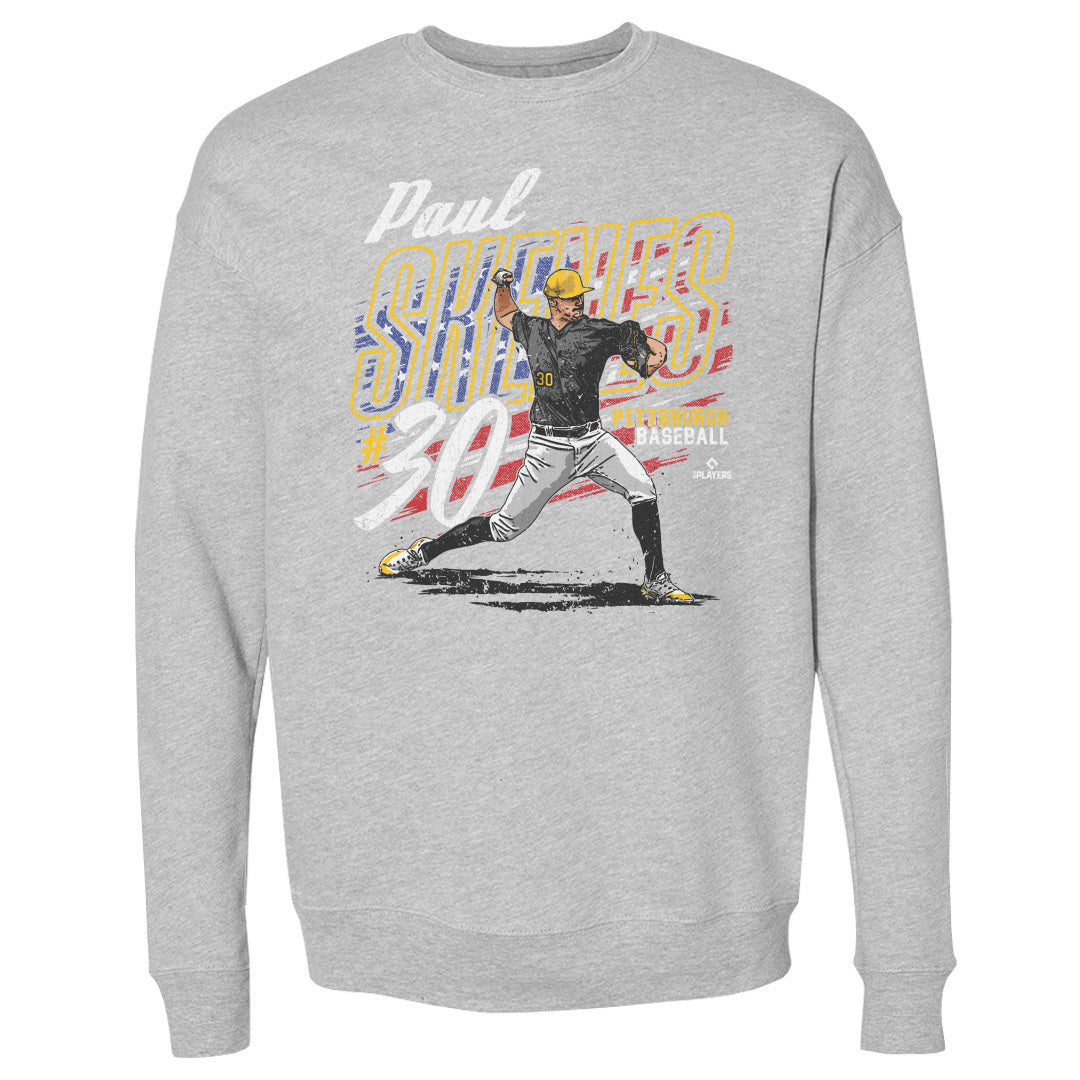 Paul Skenes Pittsburgh American Flag WHT