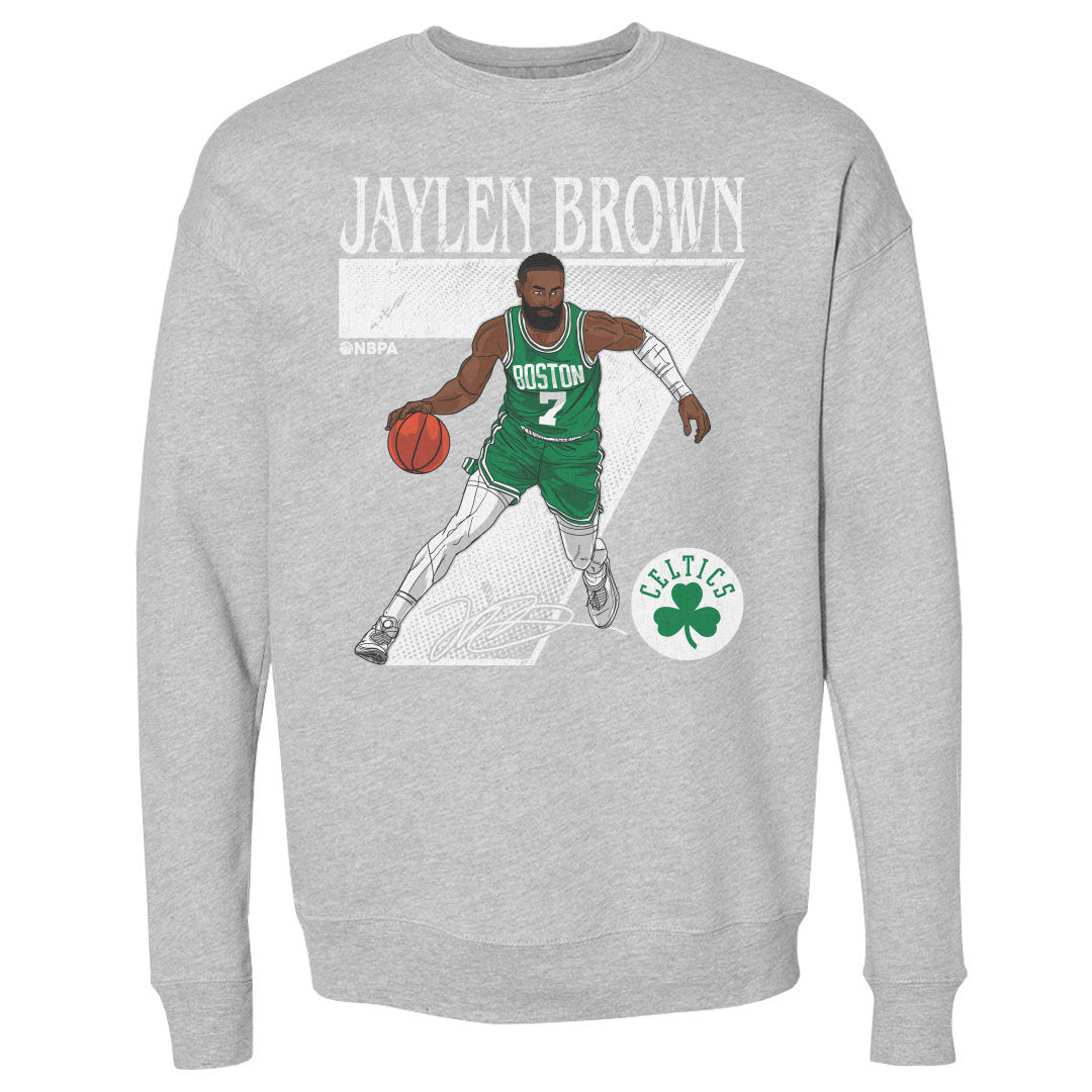 Jaylen Brown Boston Celtics Number WHT