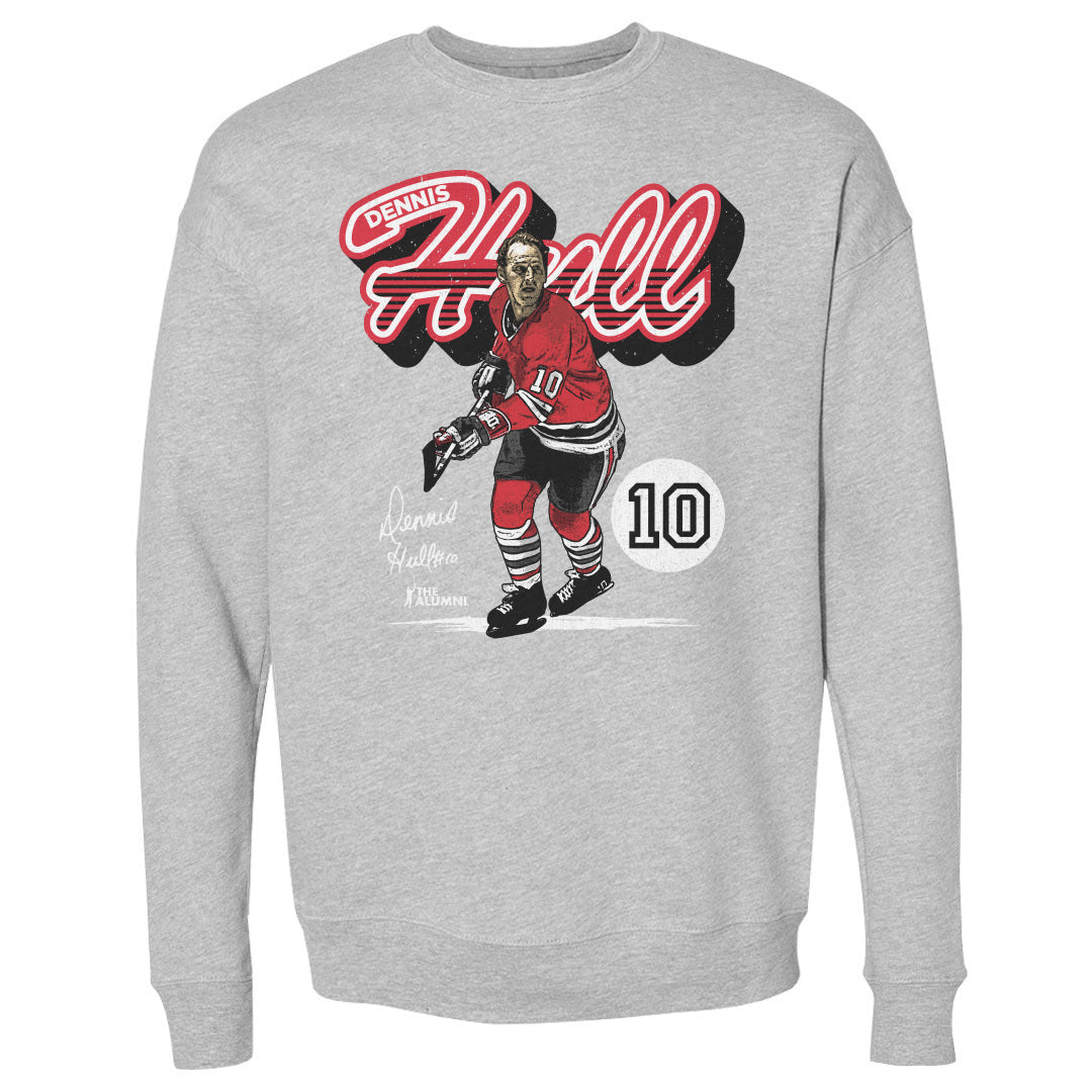 Dennis Hull Chicago Retro Script WHT