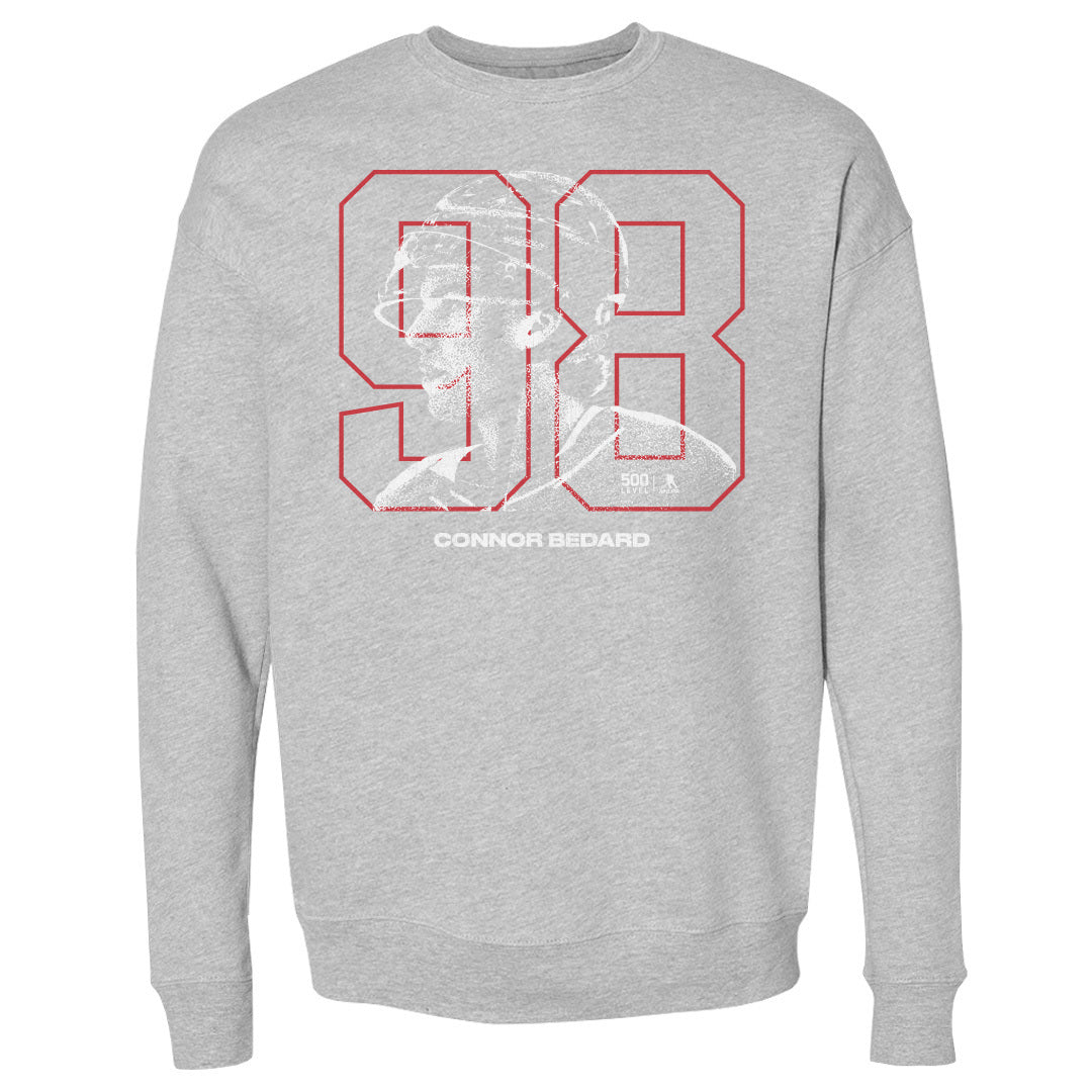 Connor Bedard Chicago Overlay WHT