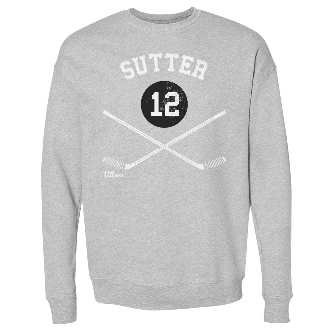 Brent Sutter Chicago 12 Sticks WHT