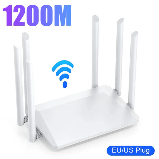 ⥠EWIND HellSignal 1200M WiFi Router â Dual-Band 6-Antenna Monster for Gaming, Streaming & Digital Warfare