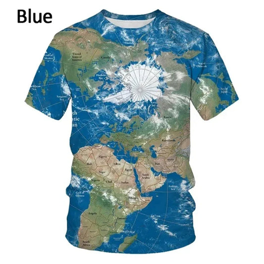 GLOBETROTTER DRIP – Loud & Proud World Map T-Shirt for Those Who Came to Slay Geography