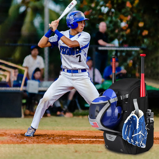 âŸđ„ The SluggerVault X Tactical Baseball Backpack â Heavy-Duty Nylon Gear Bag with Shoe Compartment, Bat Straps & Rain Shield | Youth & Adult Pro Edition