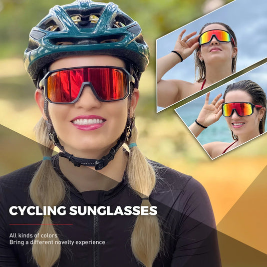 RideBright S62 Photochromic Cycling Sunglasses – UV400 Sport Eyewear for MTB, Road, Hiking & Outdoor Adventure