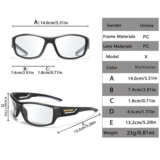 LOISRUBY CamoShift Photochromic Cycling Sunglasses – Road-Ready Vision for Every Light & Every Ride