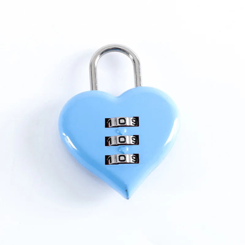 Heartbreaker Lockdown Love Padlock – 3-Digit Zinc Alloy Heart Lock for Weddings, Gifts & Mischief-Ready Bags