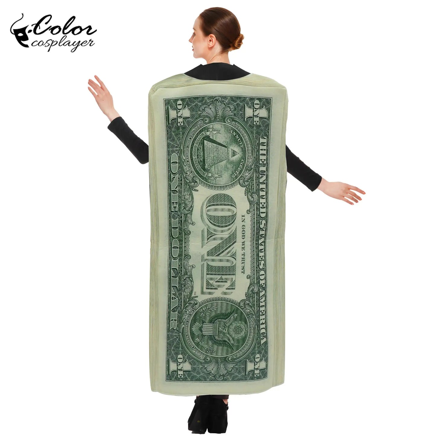 "Make It Rain" Dollar Bill Cosplay Top – Rock Carnival Money Madness by Lizard Vigilante