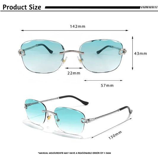 Rimcutter Royale Caterside Retro Gradient Sunglasses – Blade Lens Street Icon Shades