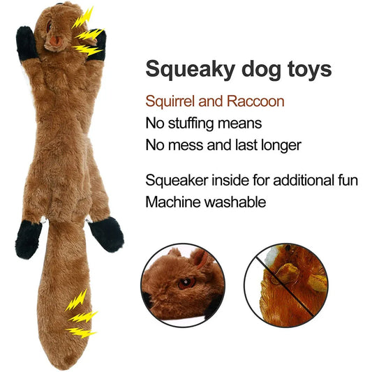 Roadkill Riff Rag – Stuffingless Squeaky Crinkle Dog Toy For Chaos Hounds & Couch Goblins