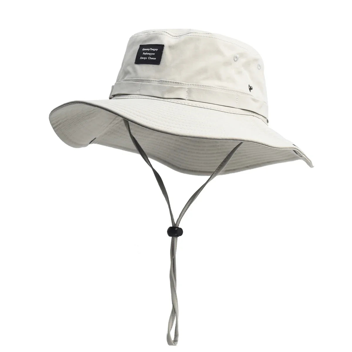 Contrast Fisherman Hat — Vintage Large-Brim Outdoor Sun Hat for Rebels, Campers & Metal Nomads