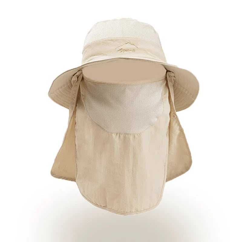 Death Valley Ghostshade – Tactical Fisherman’s Sun Hat with Face Shield and Breathable Dome