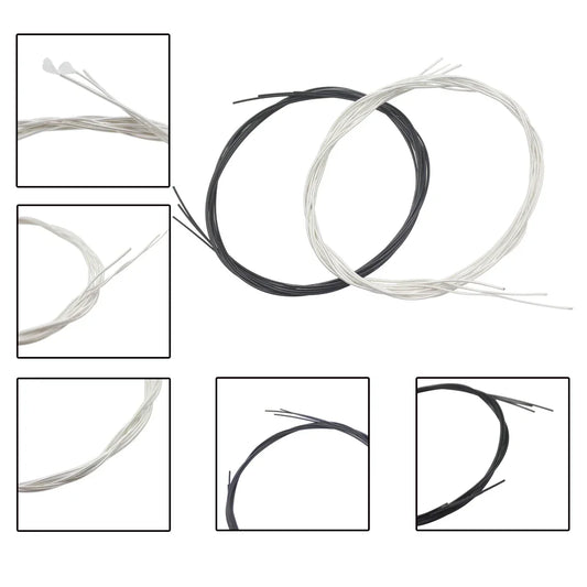 HELLCHORDS IRIN Nylon Fiber Guitar Strings – 6pc Clear-Tone Shred-Grade Set for Classical Carnage (C100–C106)